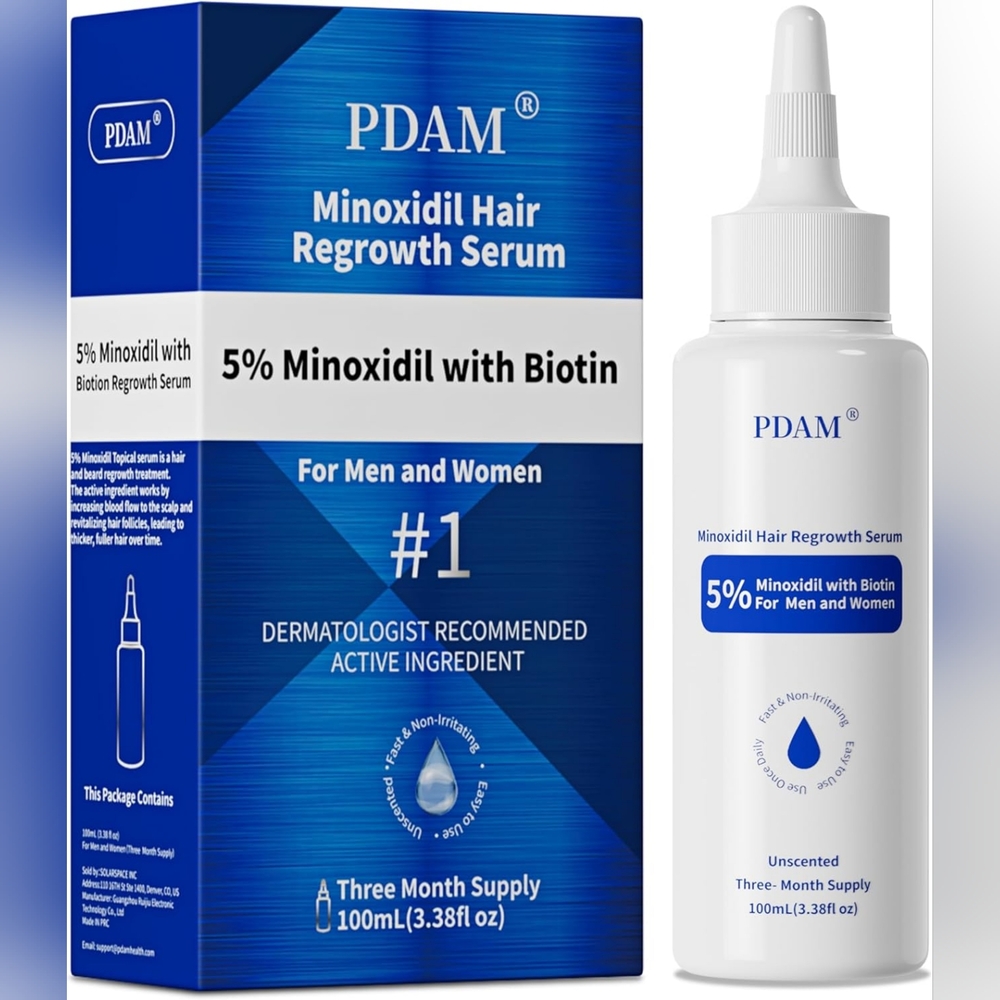Minoxidil Hair Regrowth Serum - For Men And Women
